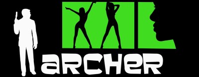Archer Logo - Sterling Malory Archer, H. Jon Benjamin, Lana Kane, Aisha Tyler, Malory Archer, Jessica Walter, comptroller, Cheryl Tunt, Judy Greer, Cyril Figgis, Chris Parnell, Pam Poovey