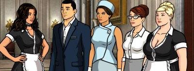 Archer Pocket Listing Maid Outfit Uniform Lana Kane Cheryl Tunt Pam Poovey french maid