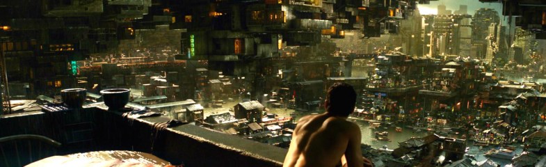 Total Recall remake Colony World Special Effects Colin Farrell , Kate Beckinsale, Jessica Biel, Bryan Cranston, Bokeem Woodbine, Bill Nighy, John Cho, Steve Byers, Ethan Hawke,
