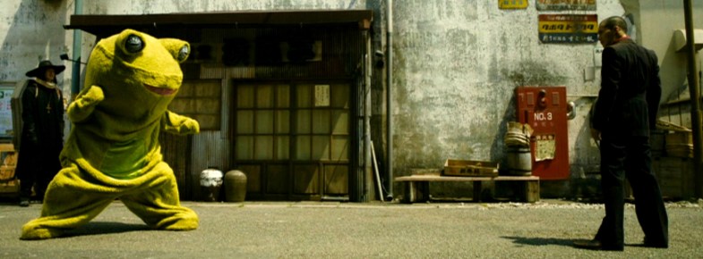 Yakuza Apocalypse, frogman, 極道大戦争, Gokudō Daisensō, Takashi Miike, Yayan Ruhian, Rirî Furankî, Hayato Ichihara, Kiyohiko Shibukawa, Riko Narumi, Pierre Taki, Ryushin Tei,