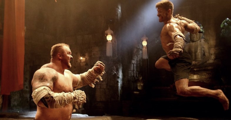 Kickboxer Jump Punch Alain Moussi, Christopher Lambert, Hafþór Júlíus Björnsson, Jean-Claude Van Damme, Jessica Jann, Mike Tyson, Miles Strommen, Sam Medina, Sara Malakul Lane, Steven Swadling